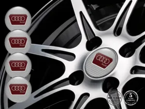 Audi Pegatinas de Rueda Metálicas Prisma Empuje Radiante